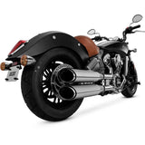 Vance & Hines 18621 4in Twin Slash Slip On Mufflers For Indian Scout 2015