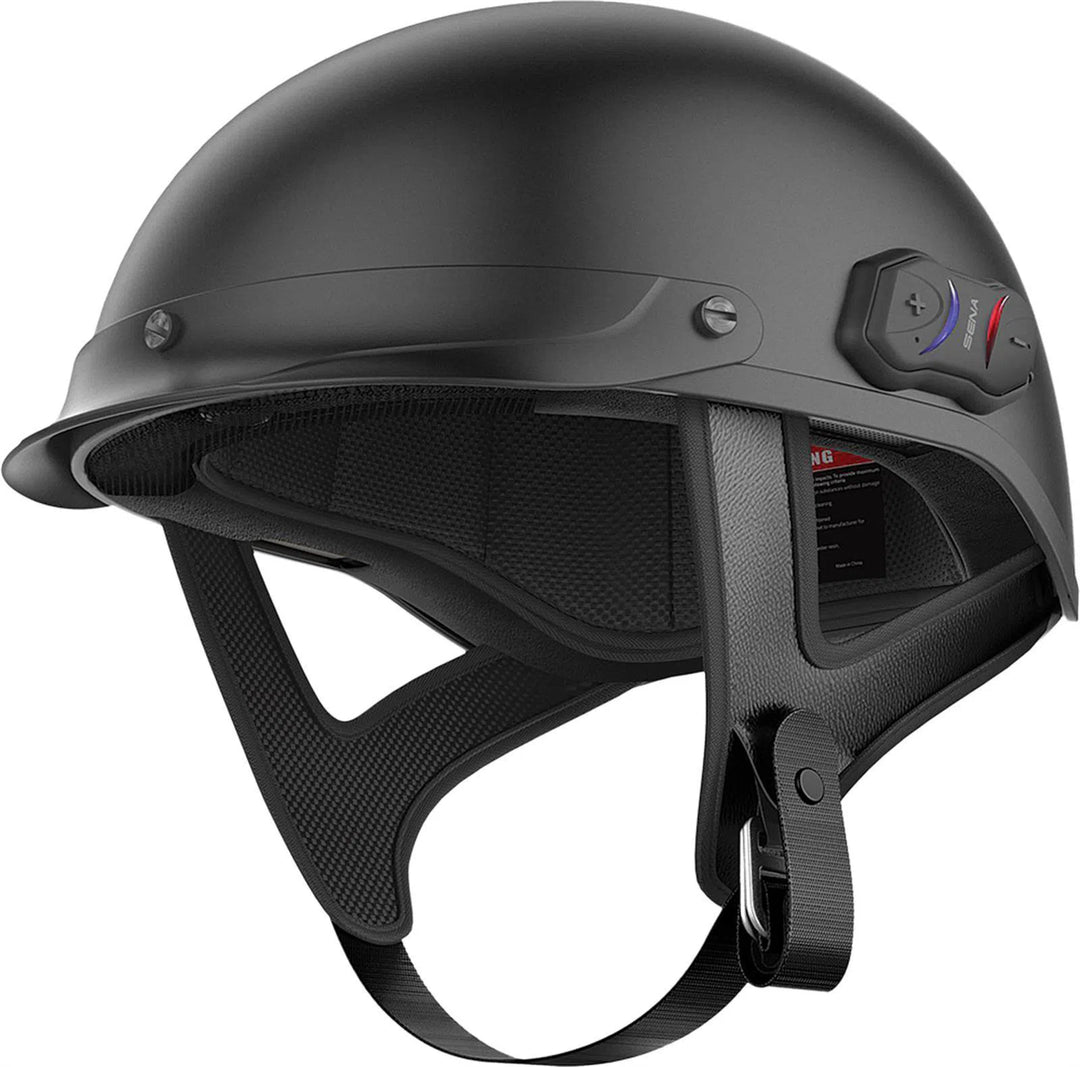 SENA Cavalry Bluetooth Half Helmet Matte Black 2XL Cavalry-CL-MB-XXL