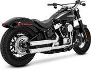 Vance And Hines Twin Slash Muffler 3in Slip On Exhaust Chrome With Fuelpak FP4