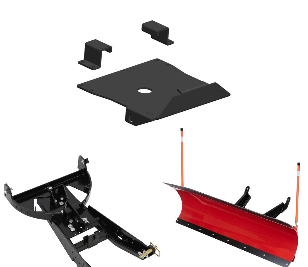 Denali Black UTV Snow Plow Kit For CF-Moto UFORCE 500 2016-2020