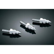KURYAKYN CHRME WINDSHIELD MOUNT SPIKES FOR 1996-2013 HARLEY BATWING FAIRING 1369