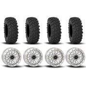 System 3 SB-6 Beadlock Machined 15" Wheels And XTR370 Tires [37x10R-15]