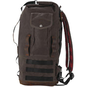 Burly Brand Voyager Sissy Bar Backpack Dark Oak - B15-1013D