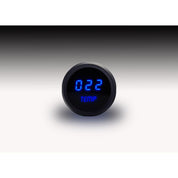 Intellitronix Water Temperature LED Digital Gauge in Black Bezel - Blue