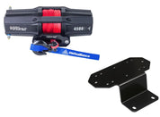 Viper V2 UTV Winch Kit 3500 lb Standard Spool With 40 Feet Black Synthetic Rope With Mount For Yamaha Rhino 450/660/700 2006-2011