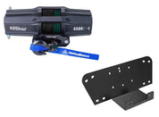 Viper V2 UTV Winch Kit 4500 lb Standard Spool With 40 Feet Black Synthetic Rope With Mount For Kawasaki Mule 600 610 2005-2016