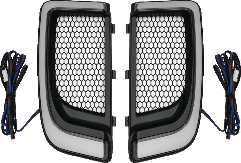 Kuryakyn Black Tracer Lower Fairing Grill 5064