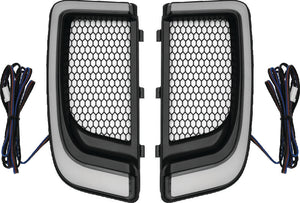 Kuryakyn Black Tracer Lower Fairing Grill 5064