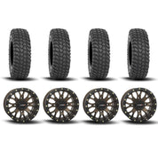 System 3 ST-3 Simulated Beadlock Bronze 18" Wheels And XCR350 Tires [36x10R-18]
