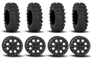 System 3 SB-7 Beadlock Matte Black 18" Wheels And XM310 Extreme Mud Tires [35x9.5-18]