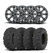 ITP Velocity Inertia 15" Matte Black Wheels And Blackwater Evolution Tires [32x10-15]