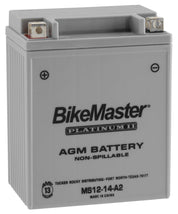 BikeMaster AGM 12V Platinum Battery For Polaris Sportsman 300 2006-2010 Grey