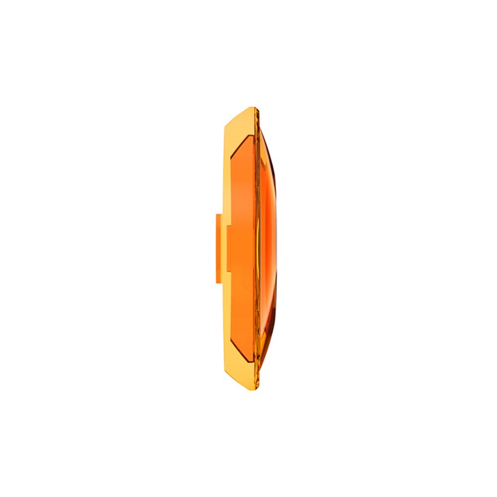 KC HiLiTES 6" SlimLite LED - Light Shield - Amber 5104