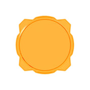 KC HiLiTES Gravity Titan/Pro6 6" Amber Shield 5112