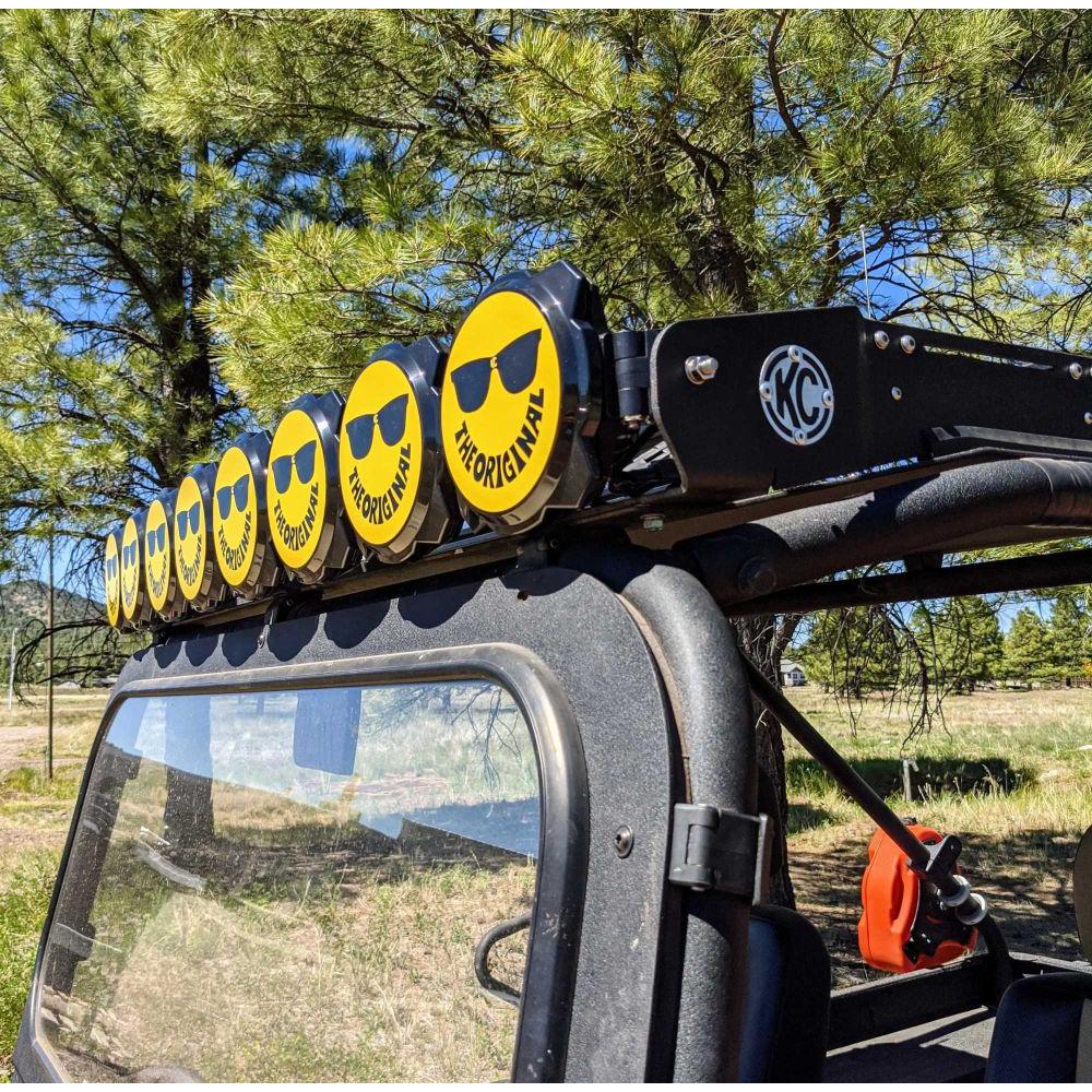 KC HiLiTES Gravity Titan/Pro6 6" Smiley Face Cover 5114