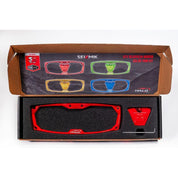 Seizmik Halo-RA Series Cast Aluminum Trim Kit Rearview - Red 56-18100