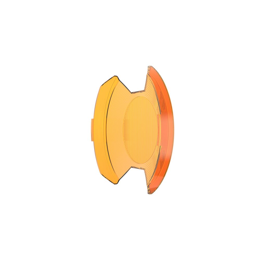 KC HiLiTES SlimLite 6" Light Shield - Spread Beam - Amber 5122