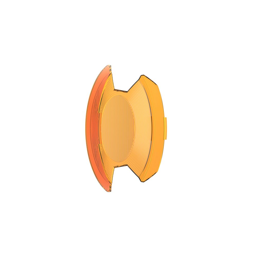 KC HiLiTES SlimLite 6" Light Shield - Spread Beam - Amber 5122