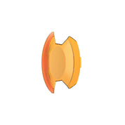 KC HiLiTES SlimLite 6" Light Shield - Spread Beam - Amber 5122