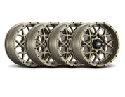 ITP Set of Four Storm Series Hurricane Wheels Bronze 14x7 4/156 4+3