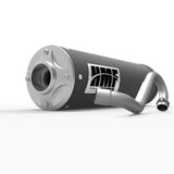 HMF Muffler Can-Am Outlander 08 Gun Metal Titan-QS Full System Exhaust Billet End Cap