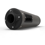 HMF Muffler Can-Am Outlander XMR 11-12 Gun Metal Titan-QS Slip On Exhaust Blackout End Cap