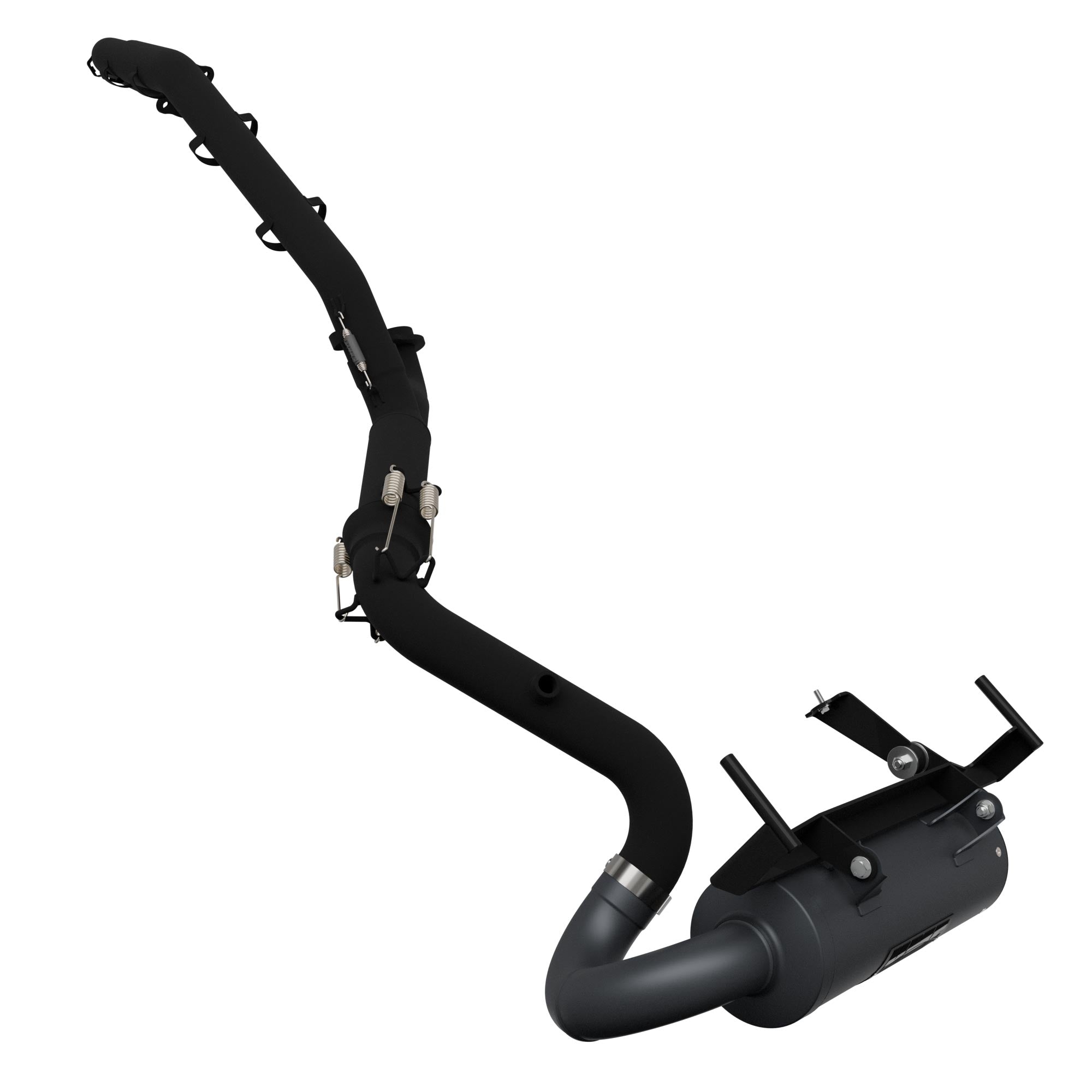 HMF Muffler Full System Titan QS Exhaust Gun Metal Blackout End Cap For Can-Am Outlander 1000/850 2025-2026 514654638793