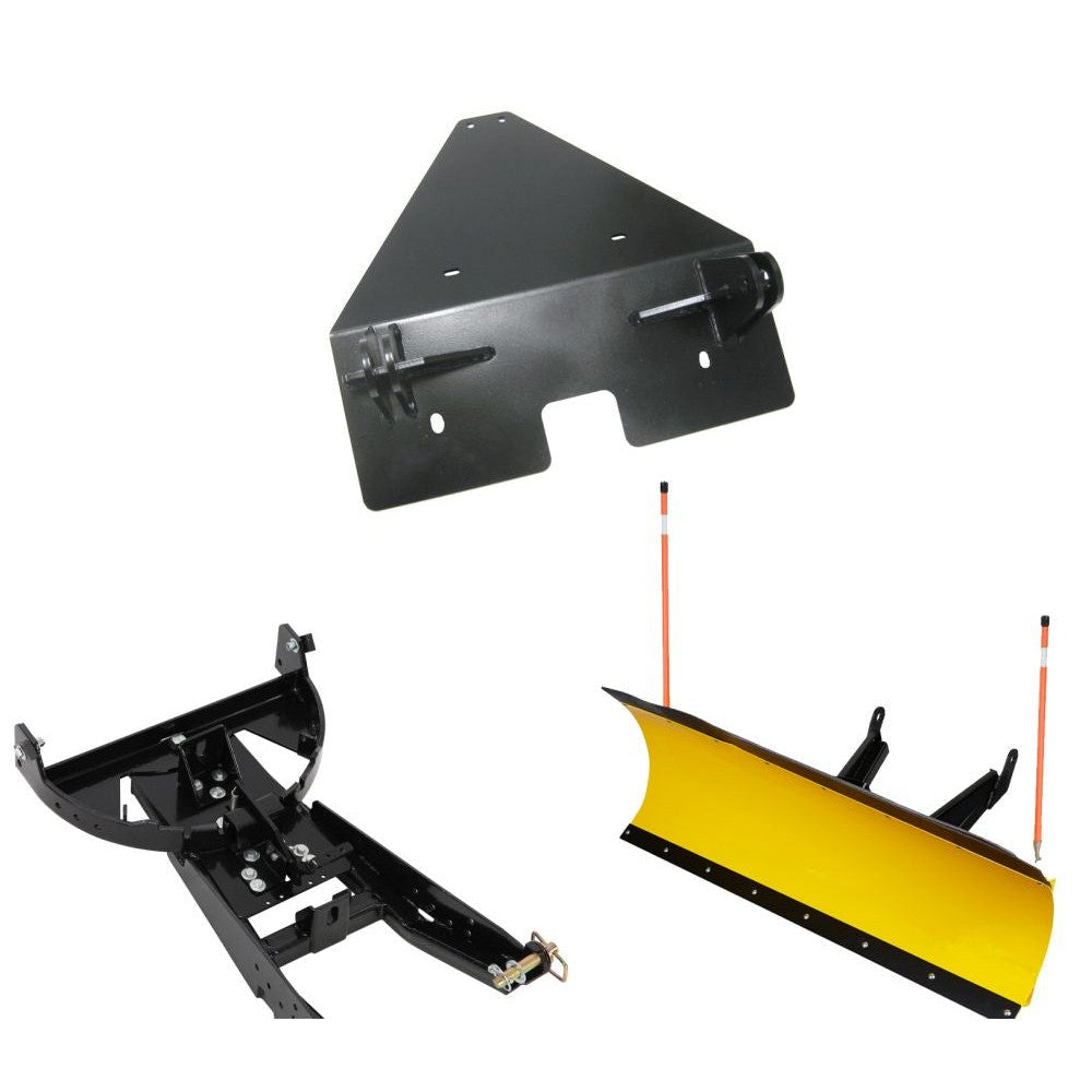 Denali Black UTV Snow Plow Kit For Can-Am Commander 1000 4X4 2010-2020