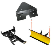 Denali Black UTV Snow Plow Kit For Can-Am Commander 1000 4X4 2010-2020