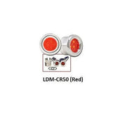 Dakota Universal Round LED Red Marker Lights Kit (pair) LDM-CR50