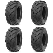 Set of 4 ATV QUADBOSS Tires (QBT671 25x10-12 Front/Rear)