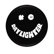 KC HiLiTES 6" Hard Plastic Cover - Round - Single - Black / White KC Daylighter Logo