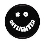 Funda rígida de plástico KC HiLiTES de 6" - Redonda - Individual - Logotipo KC Daylighter negro/blanco