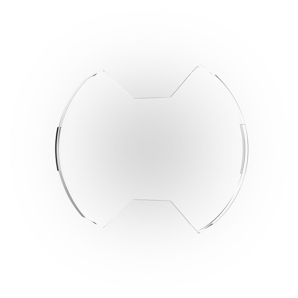 KC HiLiTES SlimLite 8" LED - Light Shield - Clear 5207