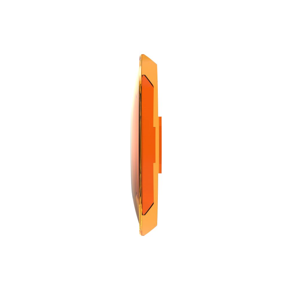 KC HiLiTES SlimLite 8" LED - Light Shield - Amber 5208