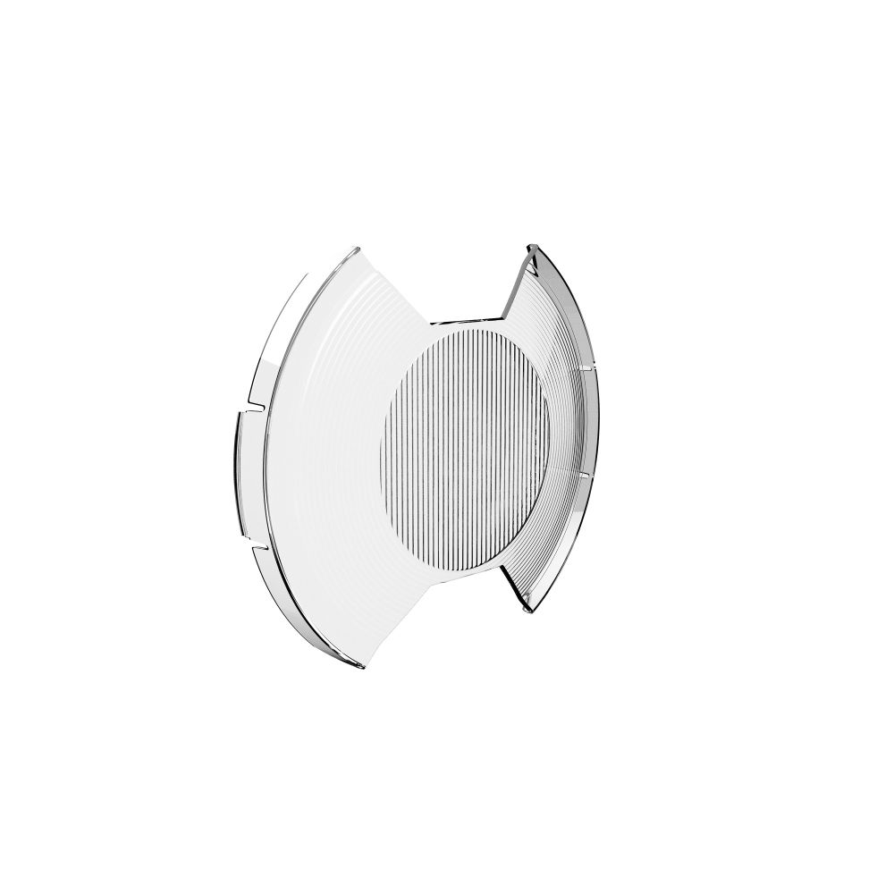 KC HiLiTES SlimLite 8" LED - Light Shield - SAE Driving - Clear 5209