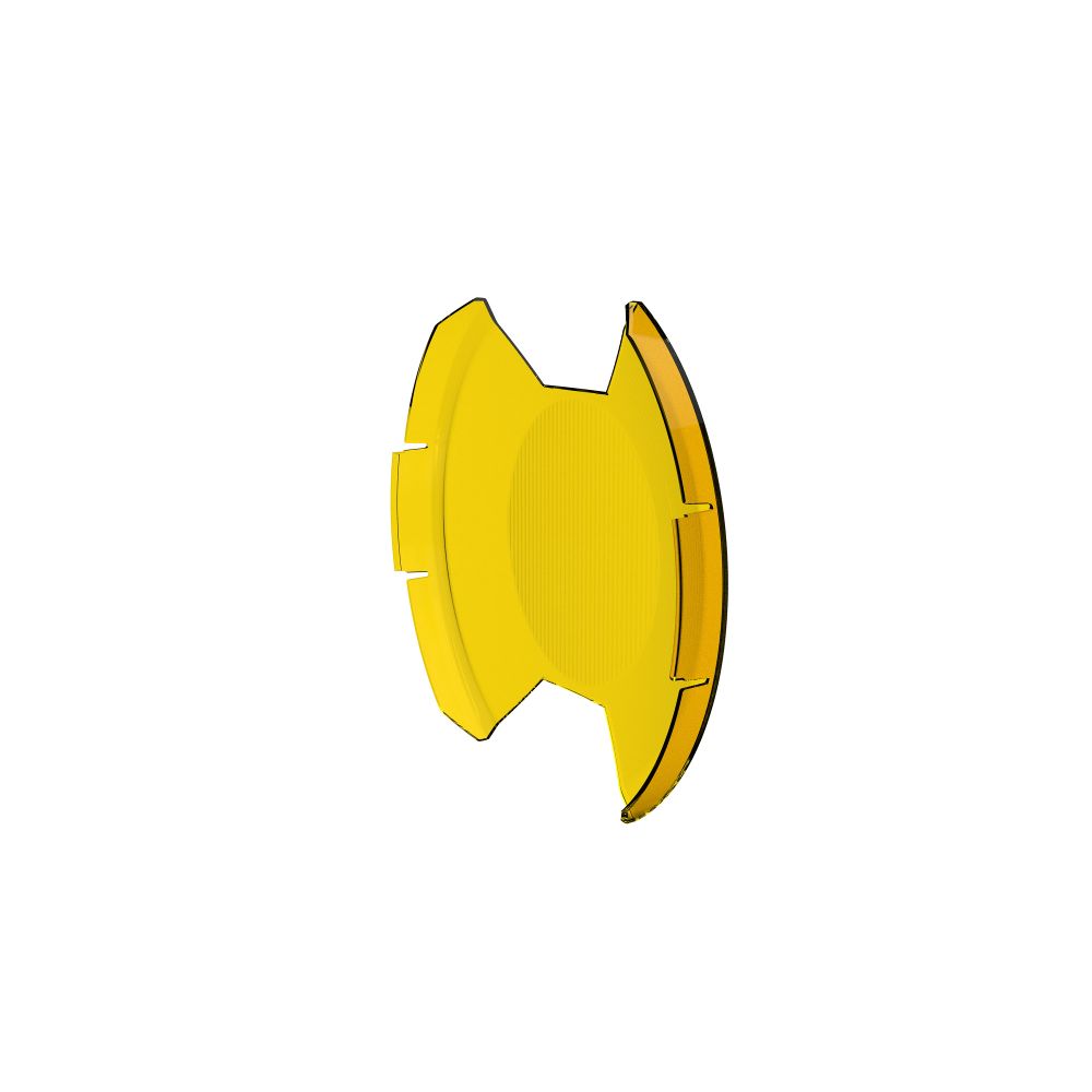 KC HiLiTES SlimLite 8" LED - Light Shield - SAE Driving - Selective Yellow 5210