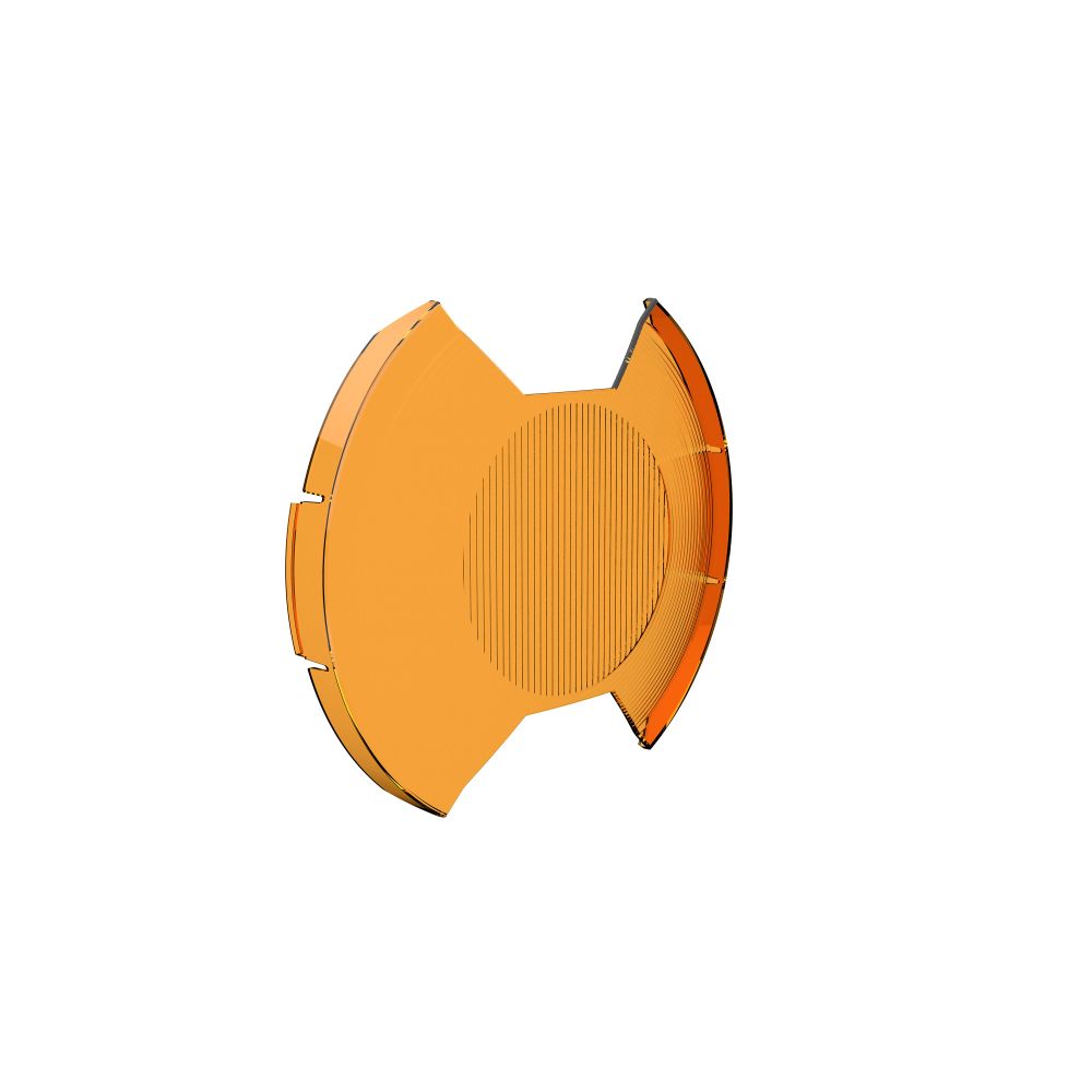 KC HiLiTES SlimLite 8" LED - Light Shield - Driving - Amber 5211