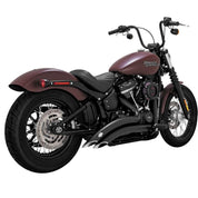 Vance And Hines Big Radius 2-Into-2 Black With Fuelpak FP4