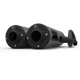 HMF Muffler Honda Talon 19-24 Gun Metal Titan-QS Dual Full System Exhaust Blackout End Cap