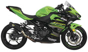 Two Brothers Racing Storm Series Hurricane Carbon Fiber Slip-On Exhaust For Kawasaki Ninja 400 2018-2020