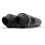 HMF Dual Slip On Exhaust for Polaris RZR XP/4 Turbo/S 16-21