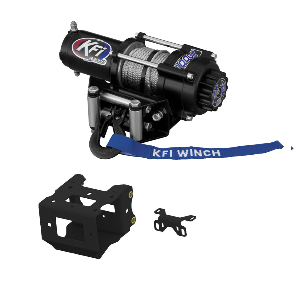 KFI 2000 lb Winch And Optional Mount