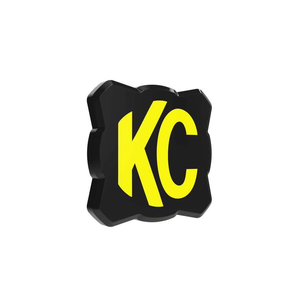 KC HiLiTES FLEX ERA 1 - Light Cover - Black / Yellow KC Logo 5328