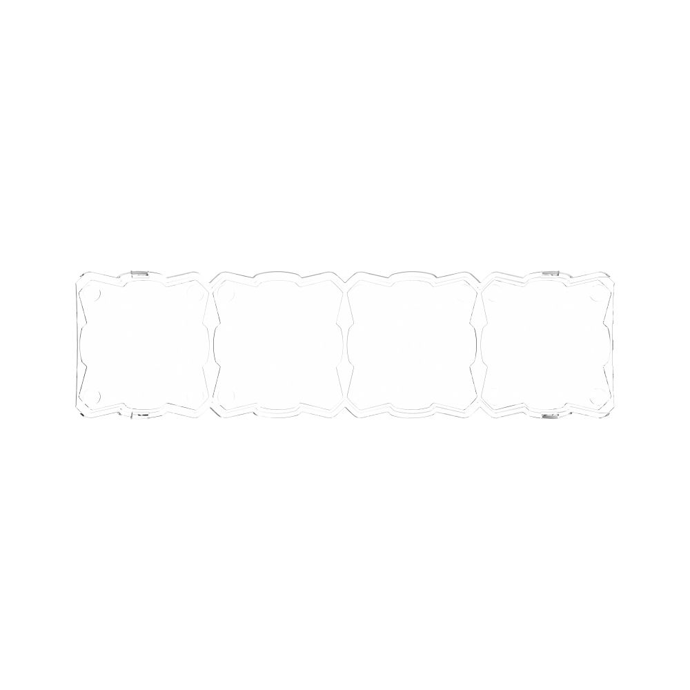 KC HiLiTES FLEX ERA LED Light Bar - 10" Light Shield - Clear 5332