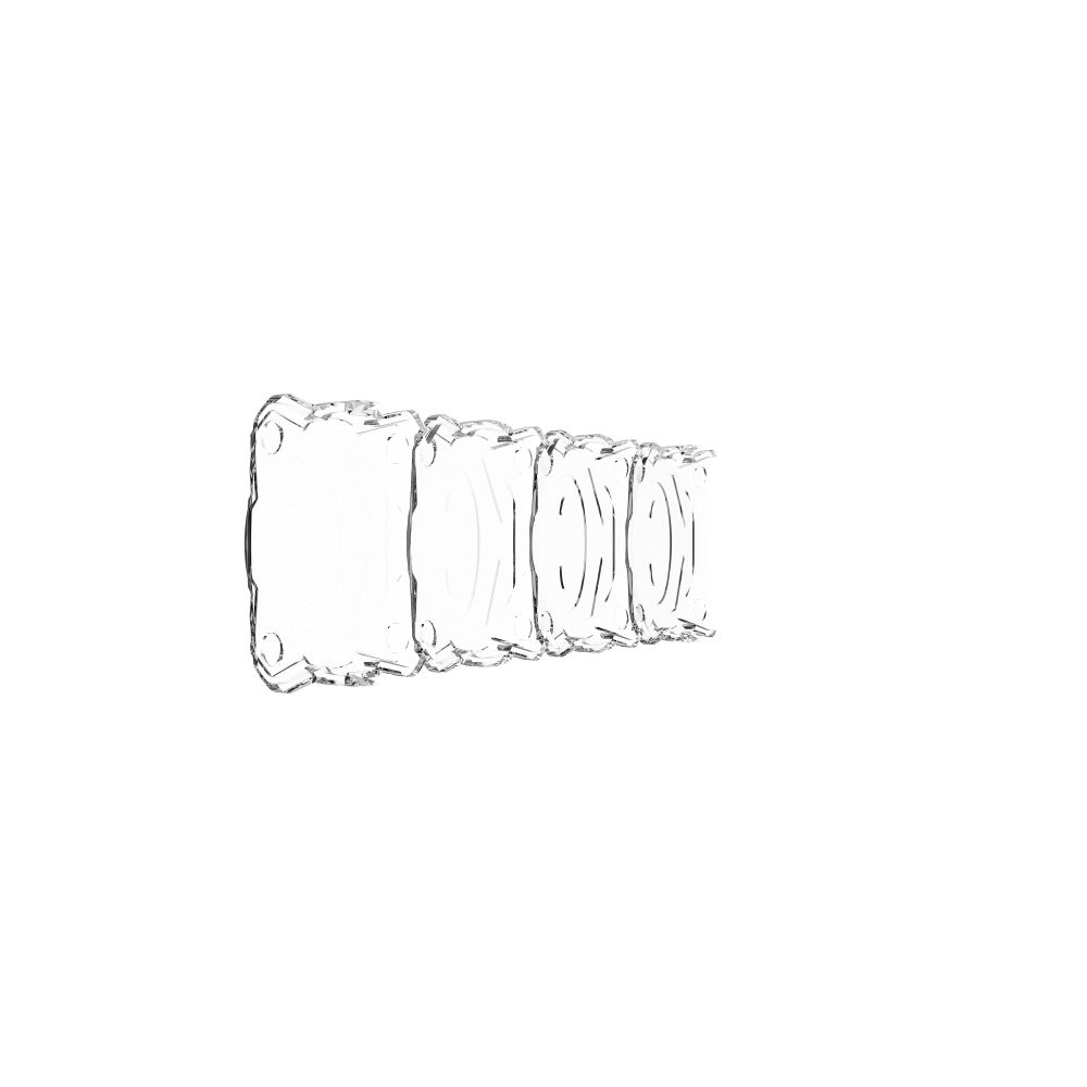 KC HiLiTES FLEX ERA LED Light Bar - 10" Light Shield - Clear 5332