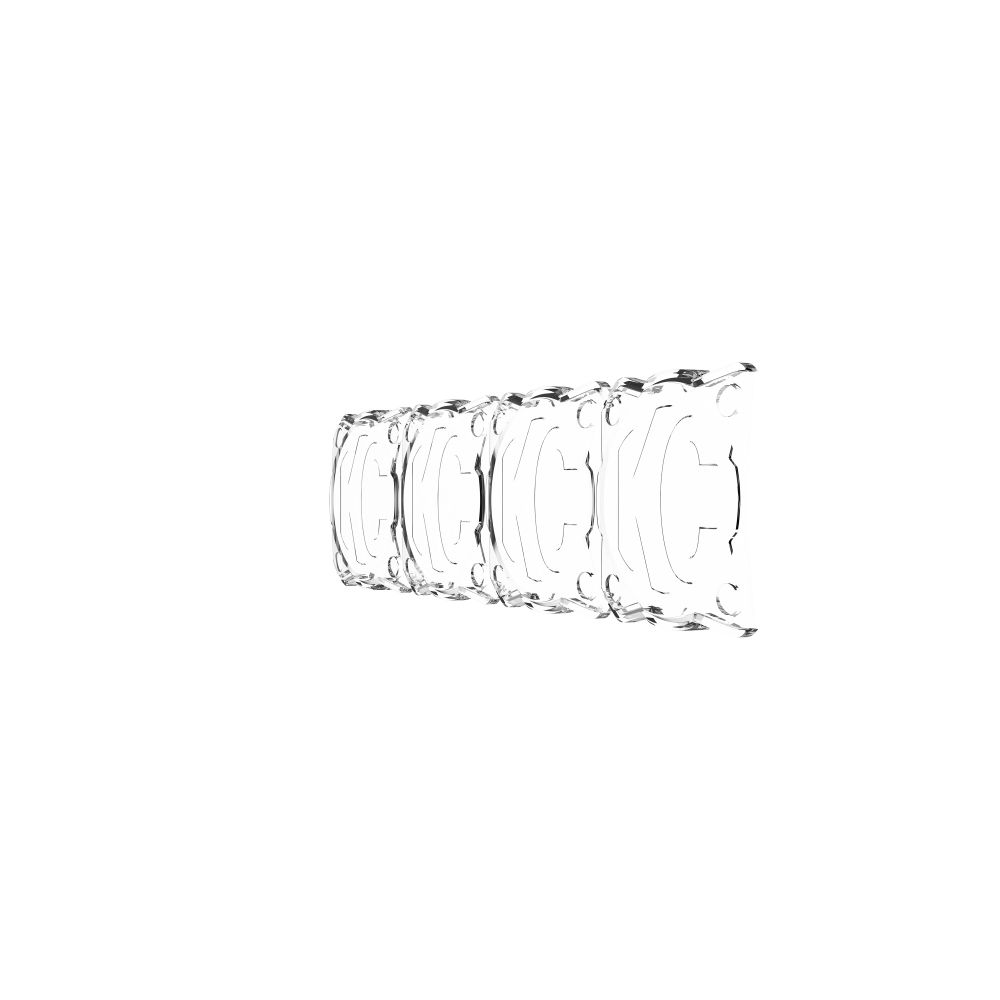 KC HiLiTES FLEX ERA LED Light Bar - 10" Light Shield - Clear 5332