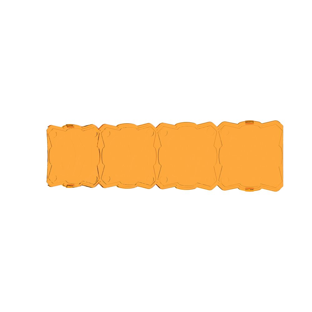 KC HiLiTES FLEX ERA LED Light Bar - 10" Light Shield - Amber 5333