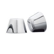 KURYAKYN CHROME FRONT AXLE CAPS 2008-2017 HARLEY TOURING, 2008-17 SPORTSTER 1214