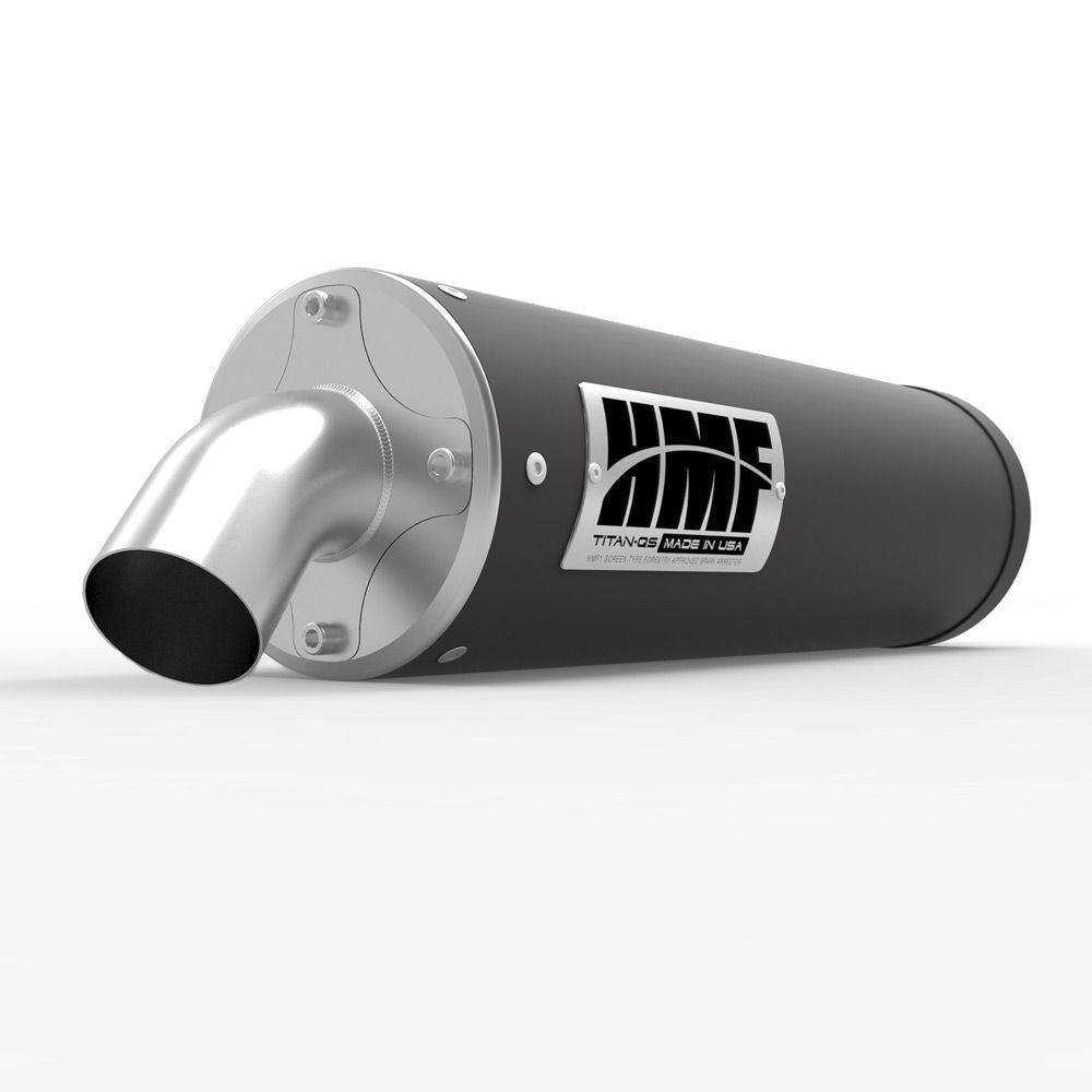 HMF Muffler Polaris RZR XP/4 1000 15-23 Gun Metal Titan-QS Slip On Exhaust